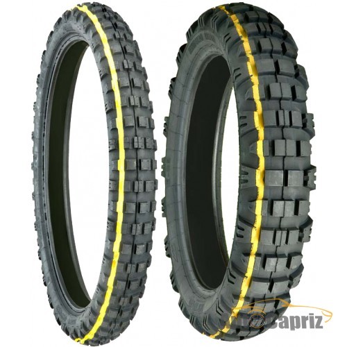Мотошины Mitas E-09 Dakar (желтая полоска) 140/80 R17 69R TL